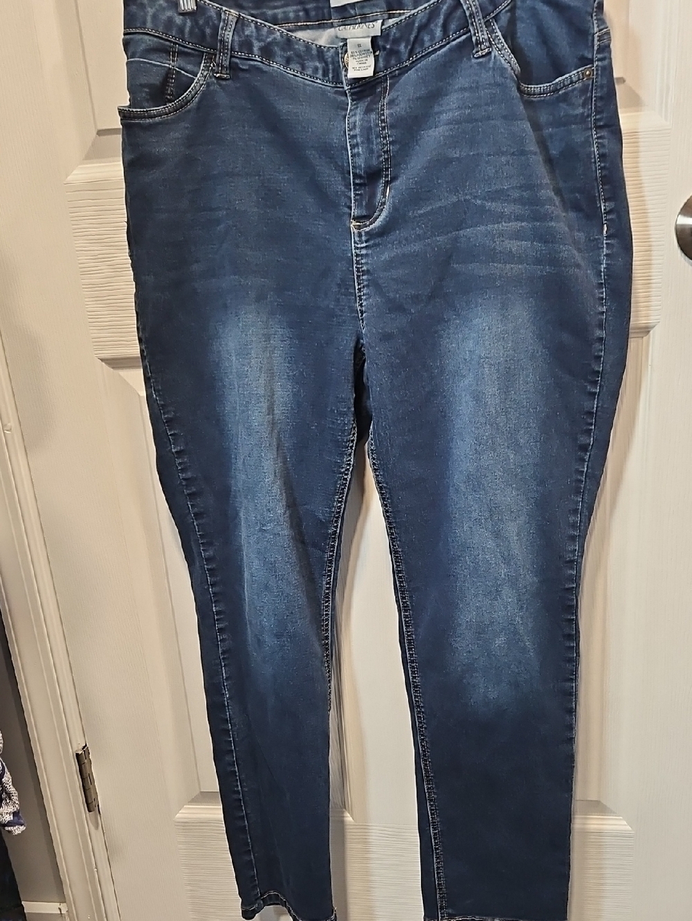 Catherines Dark Blue Stretch Jeggings - Slim Fit